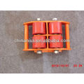 Heavy duty machine steerable roller skates